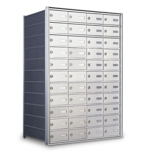 Rear Loading 44-Door Horizontal Private Mailbox